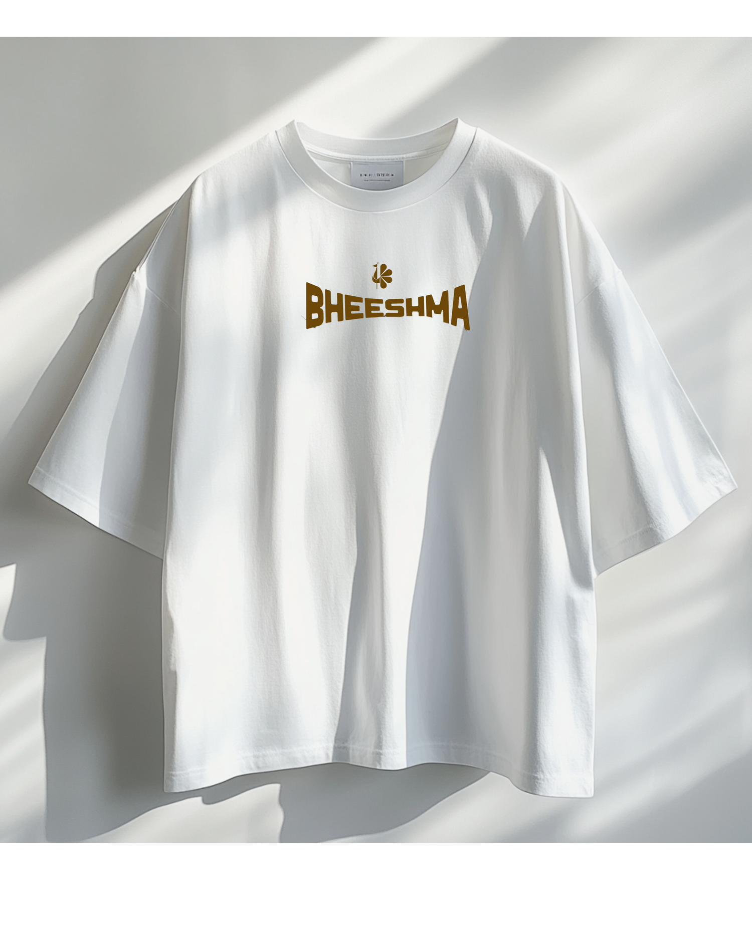 Bhishma printed oversized Indian rich history  T-shirt by Niimaih”